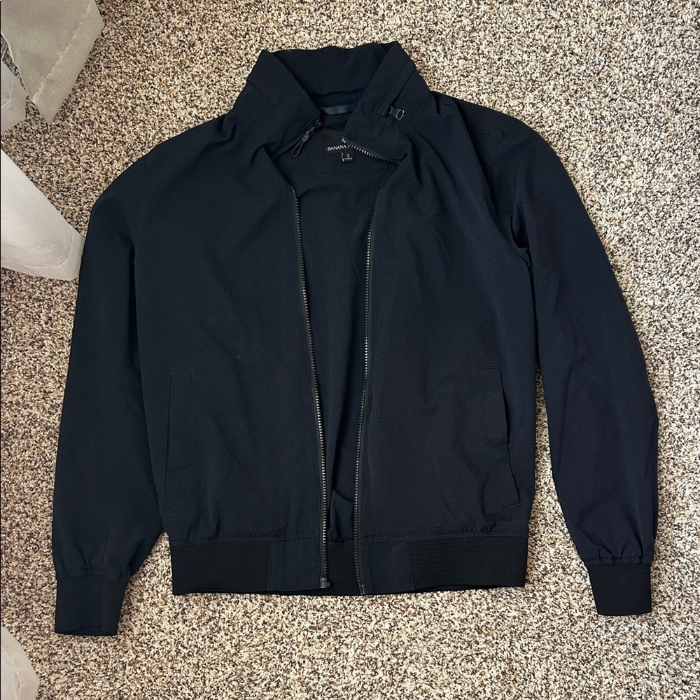 Banana Republic Navy Blue Zip-Up Jacket